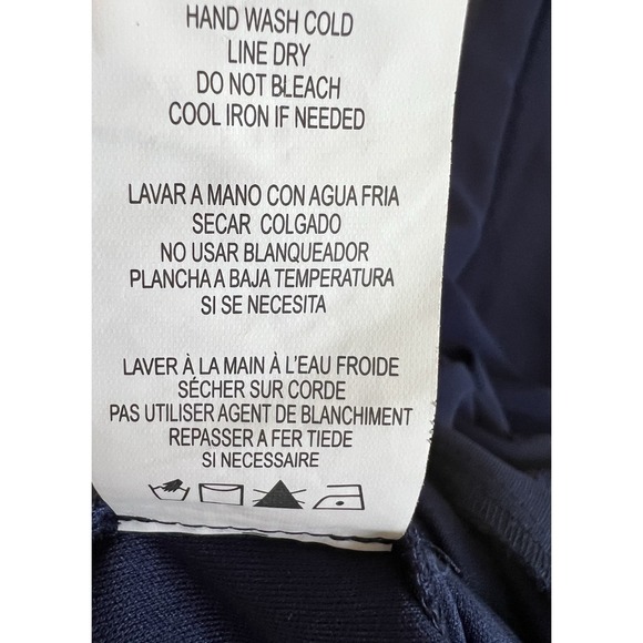 Marina Chiffon Jumpsuit: Embellished Keyhole, Boat Neck, 3/4 Sleeves, Sz 14 Blue - Picture 13 of 16